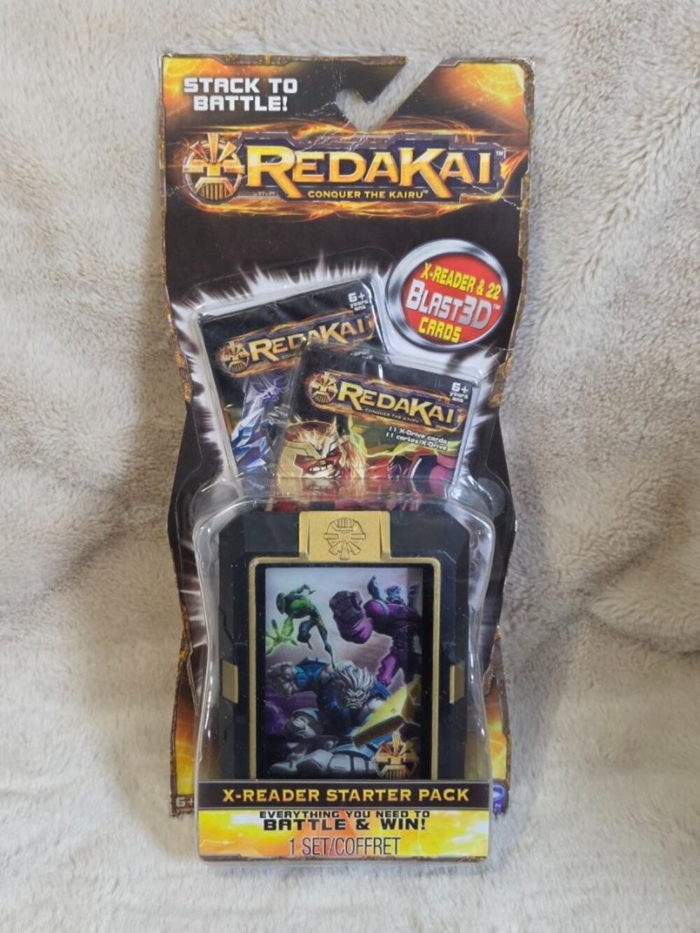Redakai Conquer The Kairu X-Reader Starter Pack Includes 22 Cards NEW SEALED